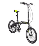 Bicicleta R20 Plegable 6 Velocidades Shimano