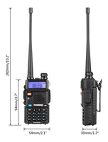 5 Radios Uv-5r Baofeng Walkie Talkie Uhf Vhf 2 Vias
