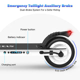 Scooter Eléctrico Megawheels Plegable S1 R5.5 8km Blanco